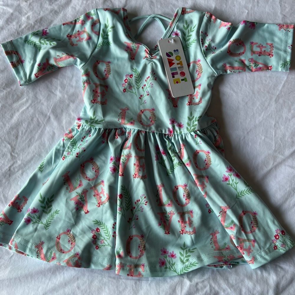 Floral Love Print Dress